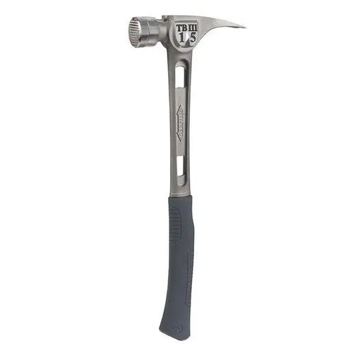 Stiletto TB3MC 15 oz Titanium Ti-Bone III Hammer â€?Milled Face & Ergonomic Curved Handle
