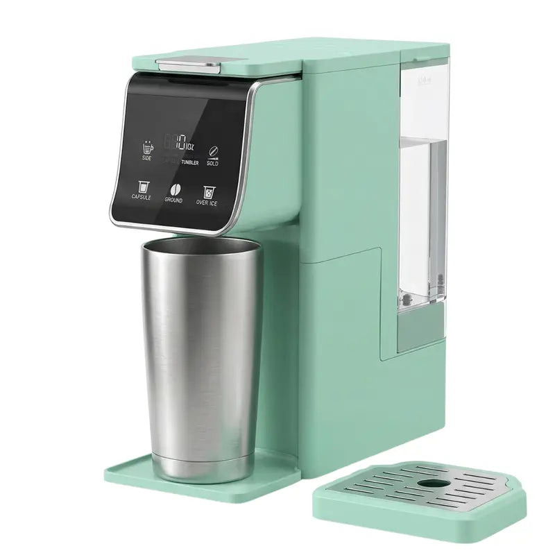 Versatile Single-Serve Brewer Compatible with K-Cups, Grounds, and Tea