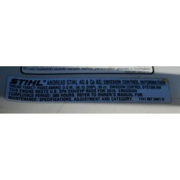 STIHL MS271 Farm Boss Chainsaw â€?50.2 cc, 2.6 kW Professional-Grade Gas-Powered Cutting Tool