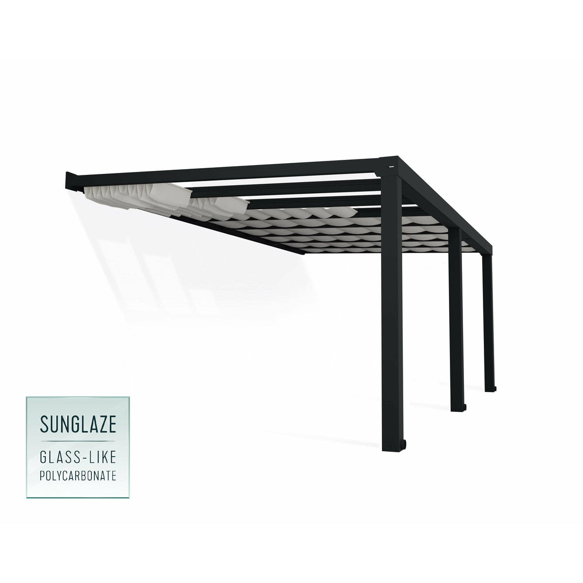 Canopia Stockholm Patio Cover Roof Blinds, 11' x 19'