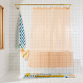 Sun Shower Cloud | Orange Shower Curtain | Quiet Town