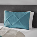 Mainstays Standard Diamond Polyester Pillow Sham - Teal - 1 Each
