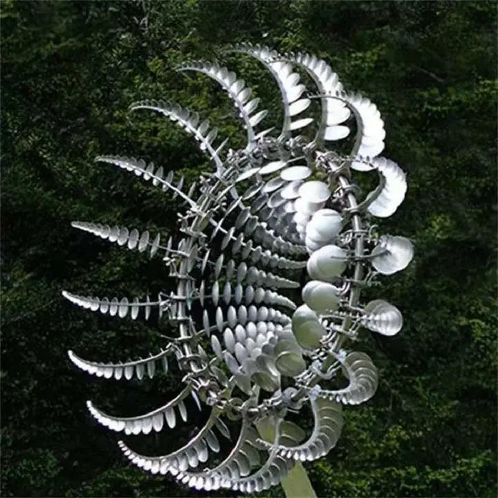 Whimsical Spinning Windmill Garden Decor â€?Magic Metal Design