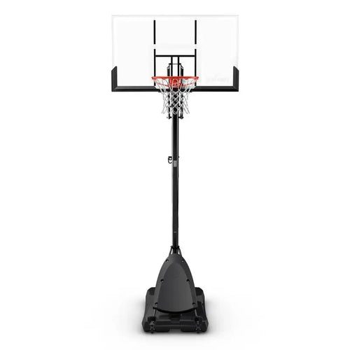Spalding ExactaHeight Portable Basketball Hoop â€?54â€?Shatterproof Polycarbonate Backboard