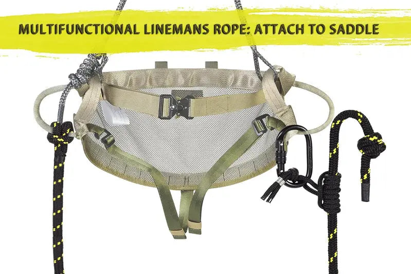 UIIHUNT Tree Saddle Hunting System â€?Complete Kit with Platform, Climbing Gear & Support Saddle