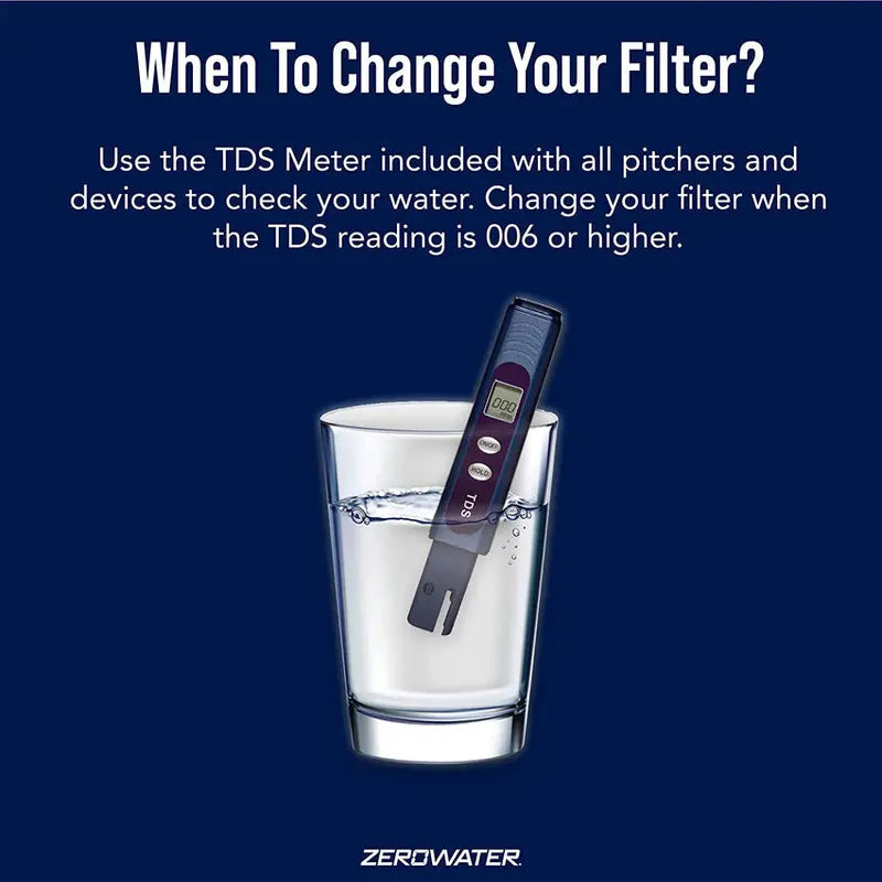 ZeroWater 12-Pack NSF-Certified BPA-Free Water Filters â€?5-Stage Ion Exchange Technology for Lead & Heavy Metal Removal