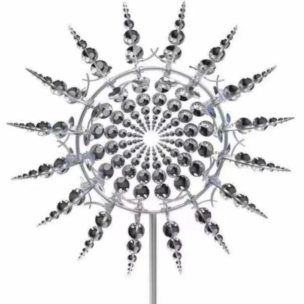 Whimsical Spinning Windmill Garden Decor â€?Magic Metal Design