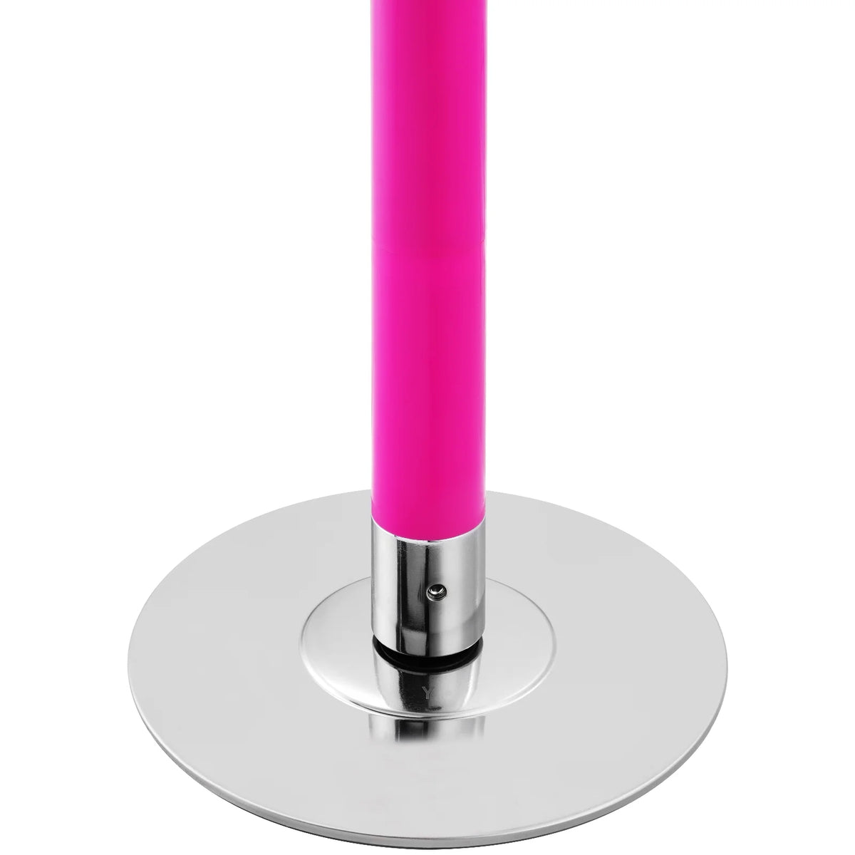 KFFKFF Expert Dance Pole, Rotating and Stationary Dance Pole Set, Detachable Portable Pole, 45mm Robust Stainless Steel Pole, Fitness Pole with Adjustable Height, Suitable for Workout Home, Silver