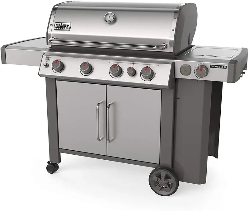 Weber Genesis II S-435 Stainless Steel 4-Burner Liquid Propane Grill