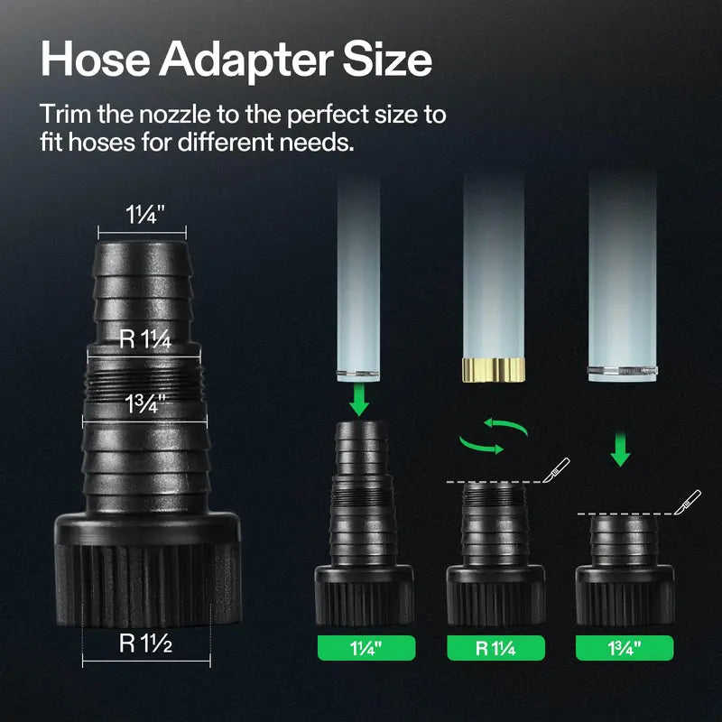 VIVOSUN 2700 GPH Quiet Submersible Water Pump, Energy Efficient, High Lift, for Ponds & Fountains