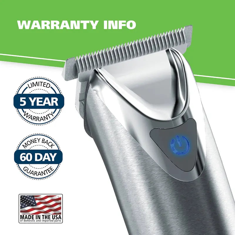 Wahl Lithium-Ion Beard Trimmer 2.0+ â€?Stainless Steel Precision Grooming Tool for Men