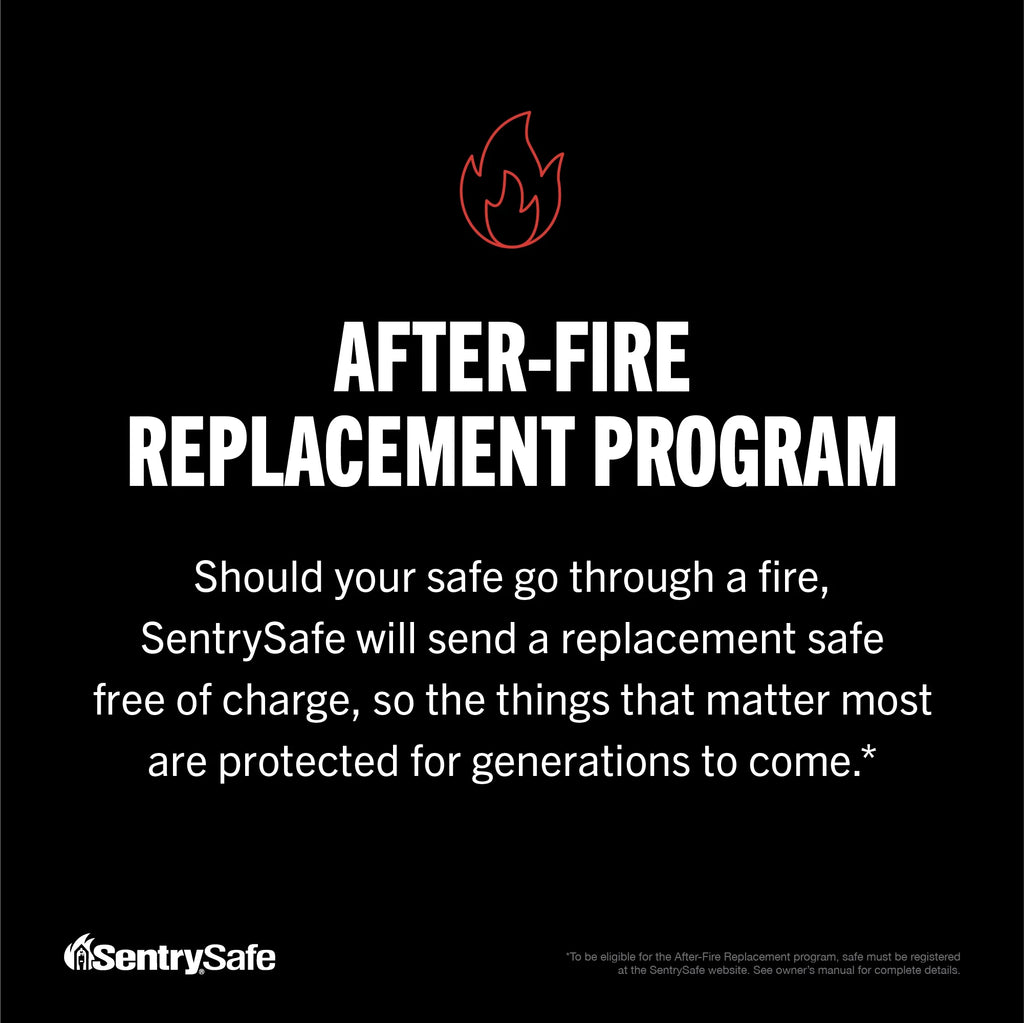 Sentrysafe SFW123DSB Fire - Resistant Safe and Water - Resistant Safe with Dial Combination, 1.23 Cu. Ft