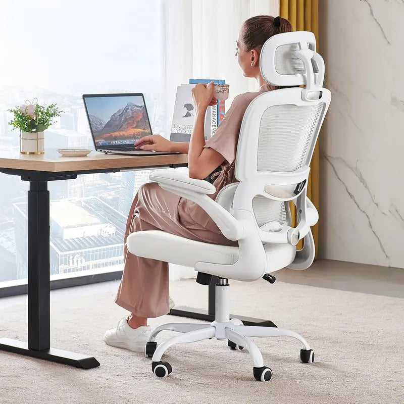 TRALT Ergonomic Office Chair â€?Heavy-Duty 330 lb Capacity Home or Gaming Seat with 360° Casters