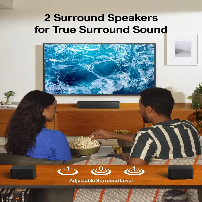 Ultimea 410W Dolby Atmos Sound Bar with Wireless Subwoofer   Immersive 5.1 Surround Sound System for TV