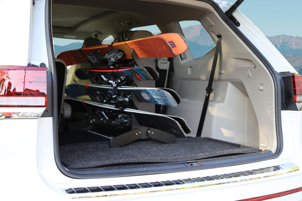 TRAPSKI Tower with Security Strap | Ski Mobile Rack | Inside SUVs, Vans, Crossovers & Hatchbacks