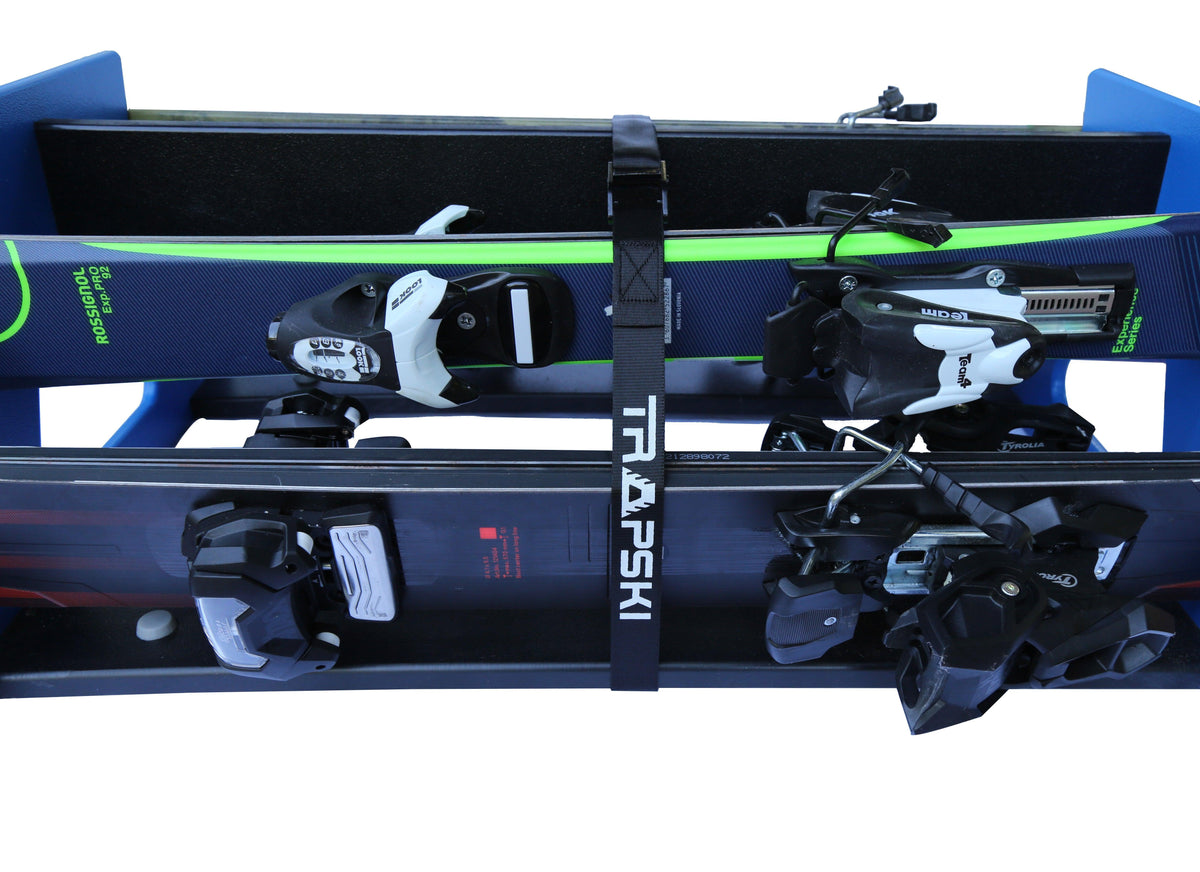TRAPSKI DOUBLE Mobile All Mountain/Race/XC/Powder Ski and Standard Stance Snowboard Rack