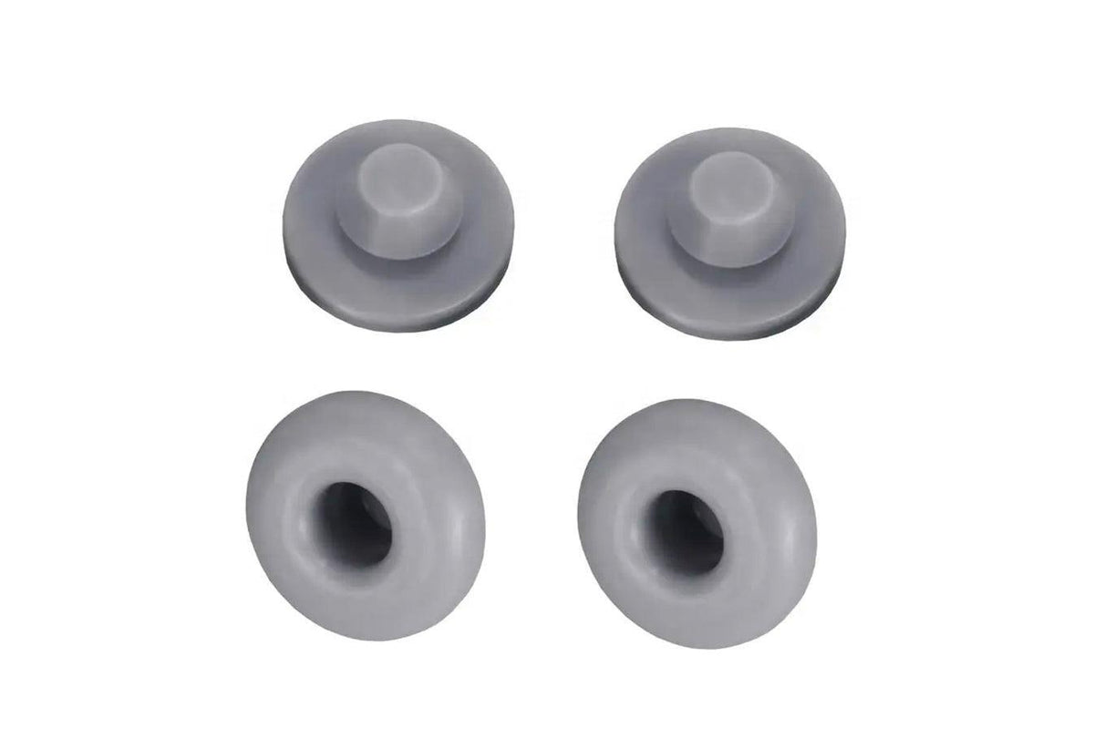 TRAPSKI Rack Replacement Rack Feet | Common 20 qt Cooler Rubber Feet for RTIC Coolers, Yeti Coolers, Tundra Roadie Tank Hard Sided | Non-Slip Non-Scratch Rubber Feet, Gray