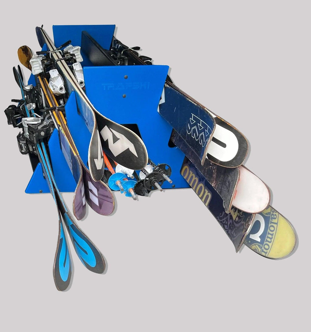 TRAPSKI SIX PACK All Mountain/Race/XC Ski and Standard Stance Snowboard Rack