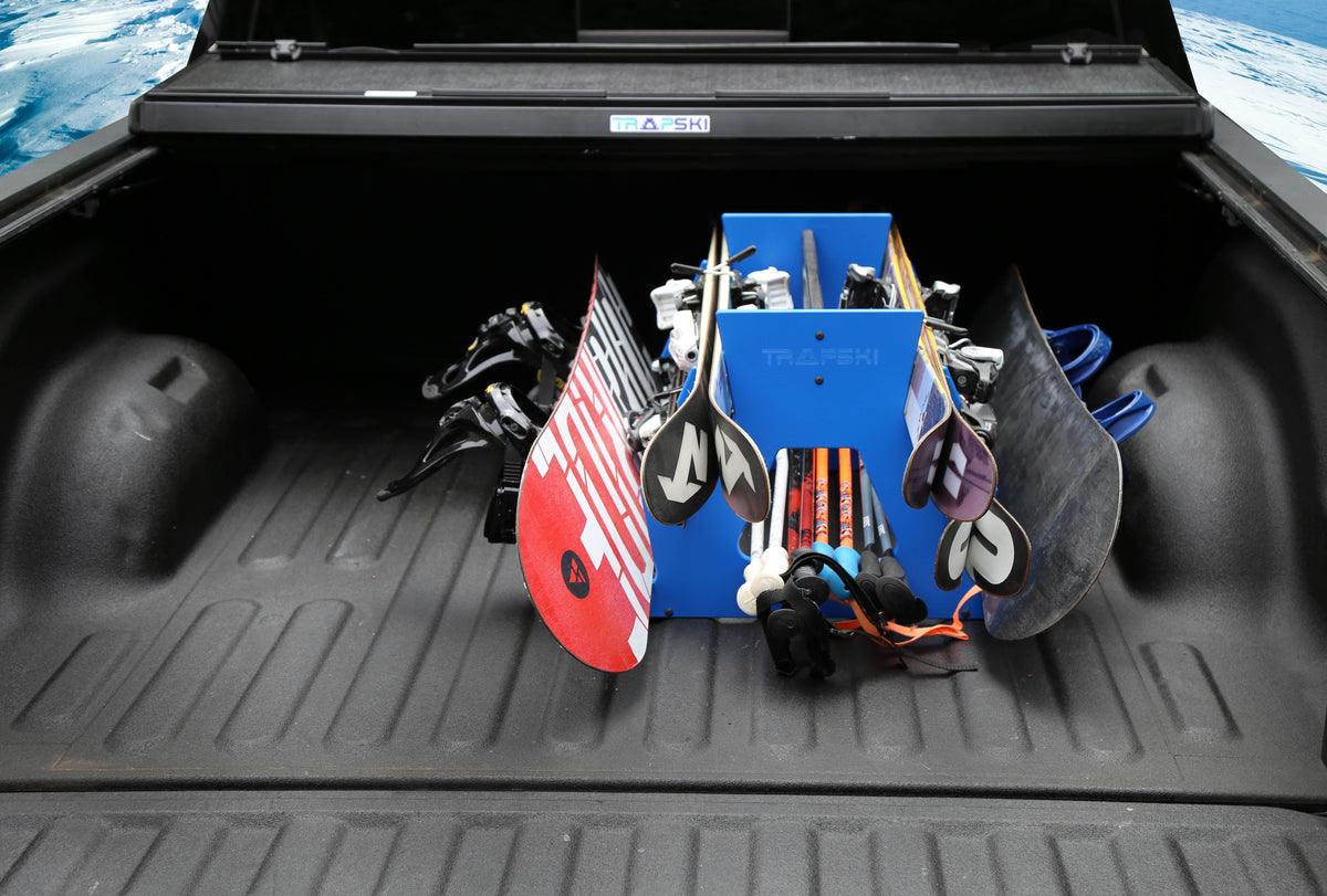 TRAPSKI SIX PACK All Mountain/Race/XC Ski and Standard Stance Snowboard Rack